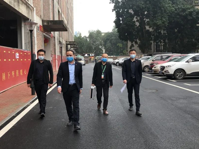 南鷹苑工地巡檢，打好復(fù)工第一戰(zhàn)